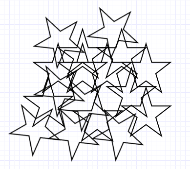 Image Three - multiple overlapped stars