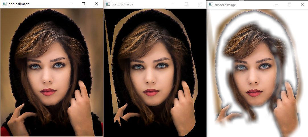 How to make edges of OpenCV skin detection output “smooth