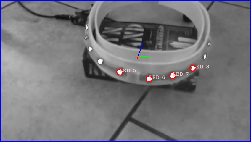 object pose in camera co-ordinate system